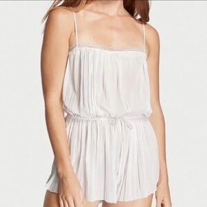 Victoria’s Secret Pleated Lace Romper